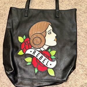Rare Loungefly Star Wars Princess Leia Flash Tattoo tote